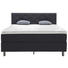 BOXSPRINGBETT 160/200 cm in Grau - Grau, KONVENTIONELL, Textil/Metall (160/200cm) - Welnova BOXSPRINGBETT 160/200 cm in Grau - Grau, KONVENTIONELL, Textil/Metall (160/200cm) - Welnova