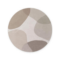 WOLLTEPPICH 200 cm Hackney Grau, Beige Blatt  - Beige/Grau, Basics, Textil (200cm) - Ted Baker