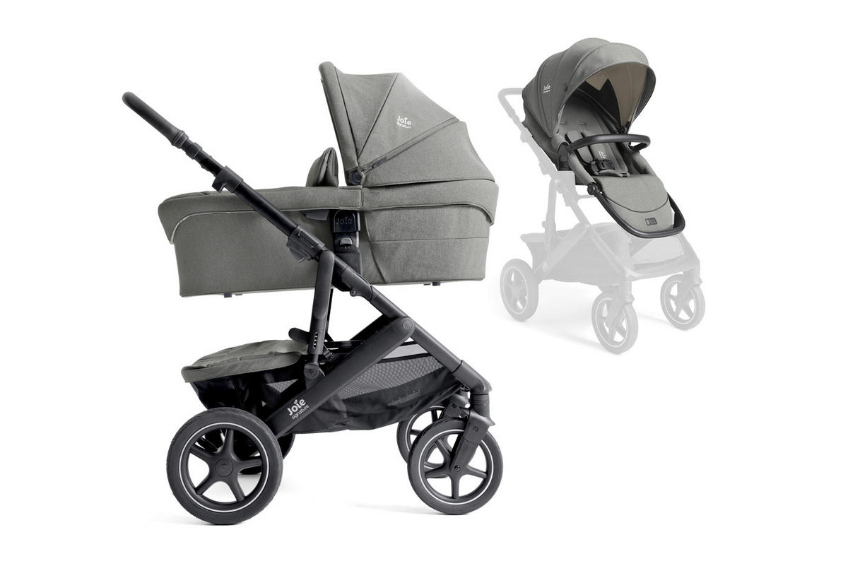 KINDERWAGENSET Vinca 2in1  - Salbeigrün/Schwarz, Basics, Kunststoff/Metall (65/109/97cm) - JOIE SIGNATURE