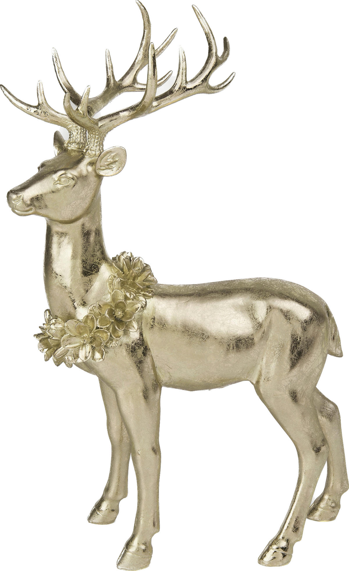 DEKORENTIER  - Goldfarben, LIFESTYLE, Kunststoff (26,5/39,4/14,2cm) - X-Mas