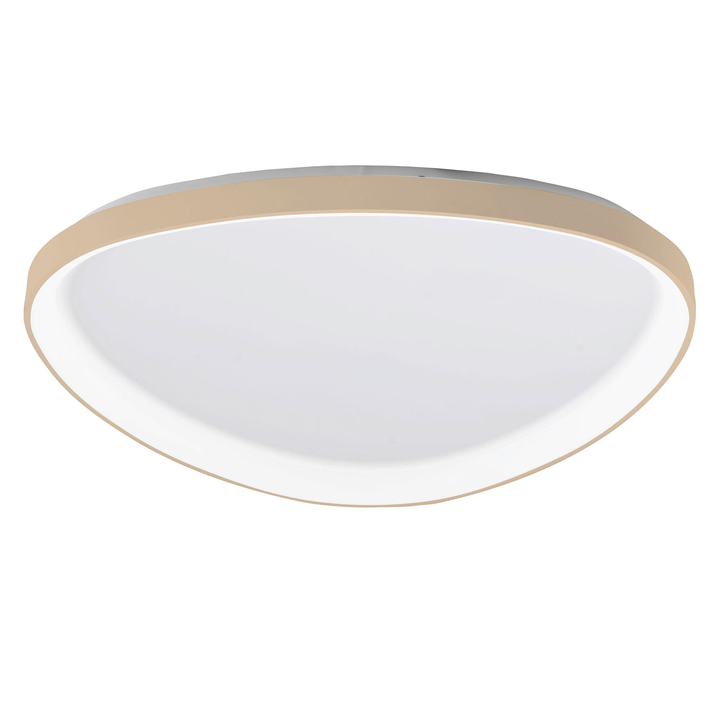 LED-DECKENLEUCHTE 60/6,5 cm   - Messingfarben, Design, Kunststoff/Metall (60/6,5cm)