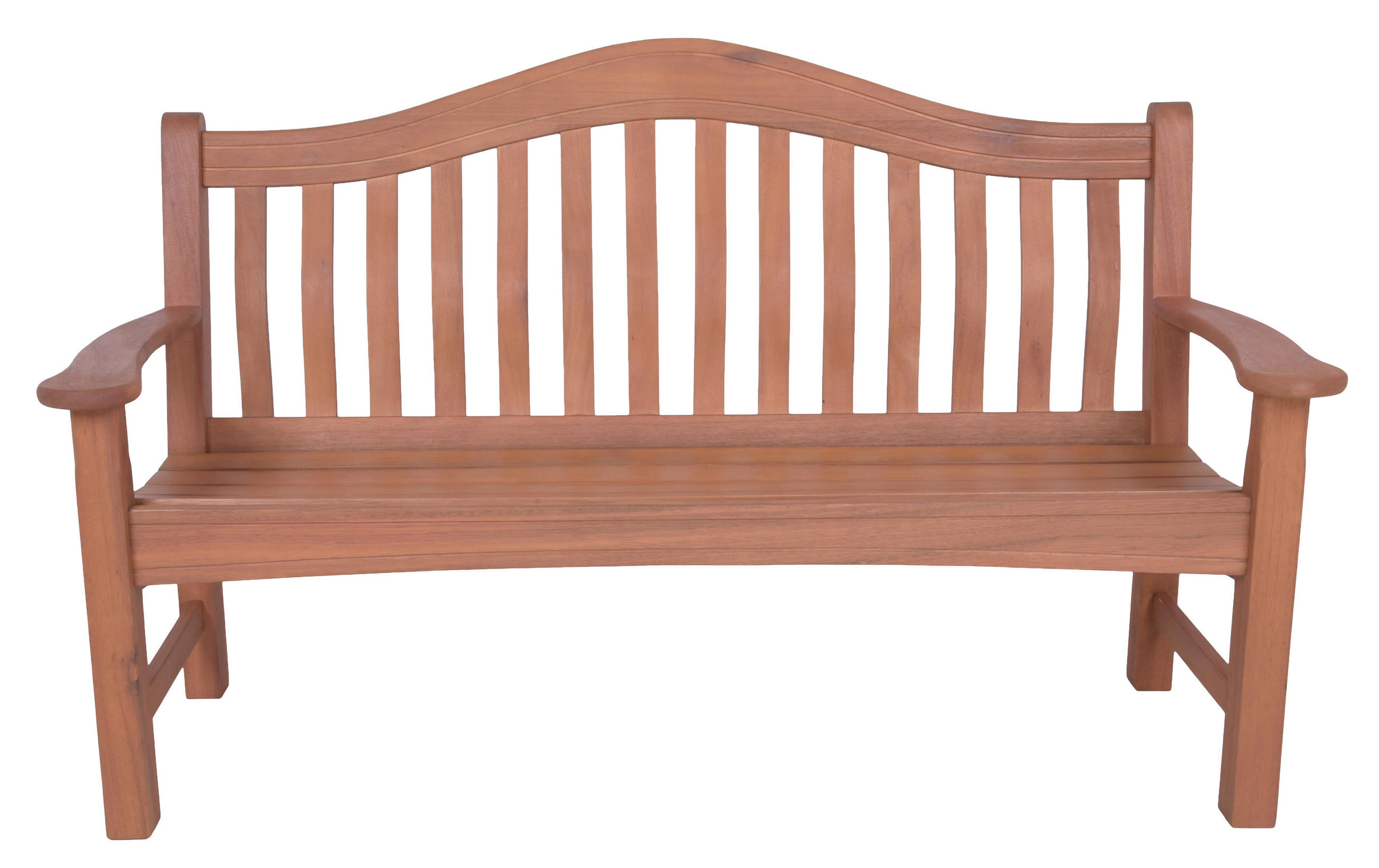 GARTENBANK 151/92,5/67 cm Eukalyptusholz   - Eukalyptusholzfarben/Braun, MODERN, Holz (151/92,5/67cm) - Gardenson