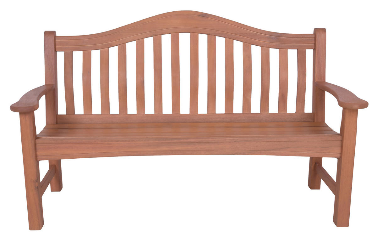 GARTENBANK 151/92,5/67 cm  in Braun  - Eukalyptusholzfarben/Braun, MODERN, Holz (151/92,5/67cm) - Gardenson