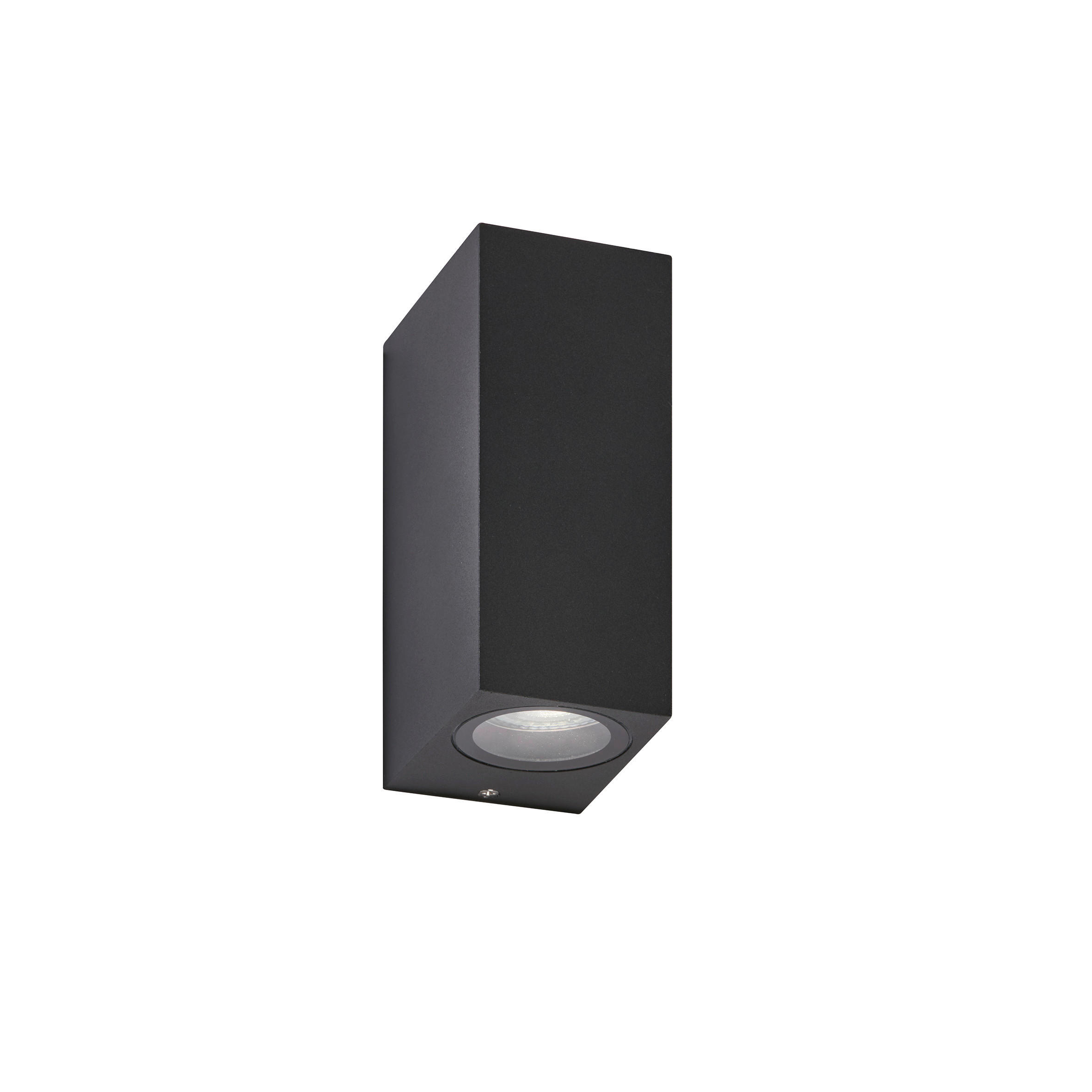 AUßENWANDLEUCHTE EMILIO   - Schwarz, Basics, Metall (15/6,5/9,20cm) - Fischer & Honsel