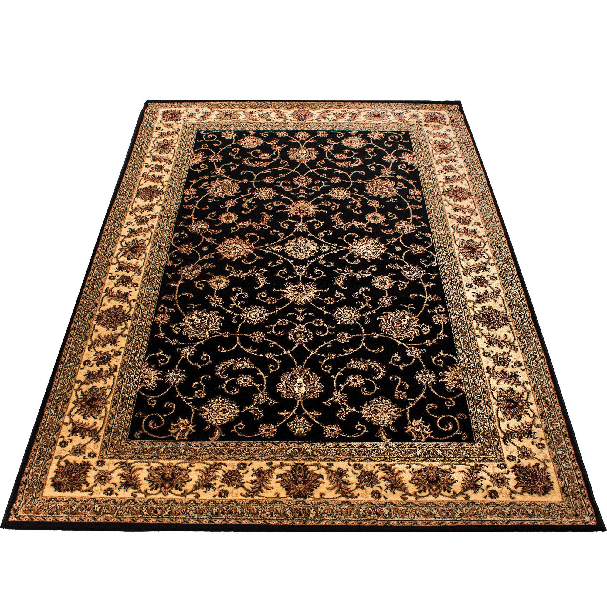 VÄVD MATTA 300/400 cm Marrakesh  - svart, Klassisk, textil (300/400cm) - Novel