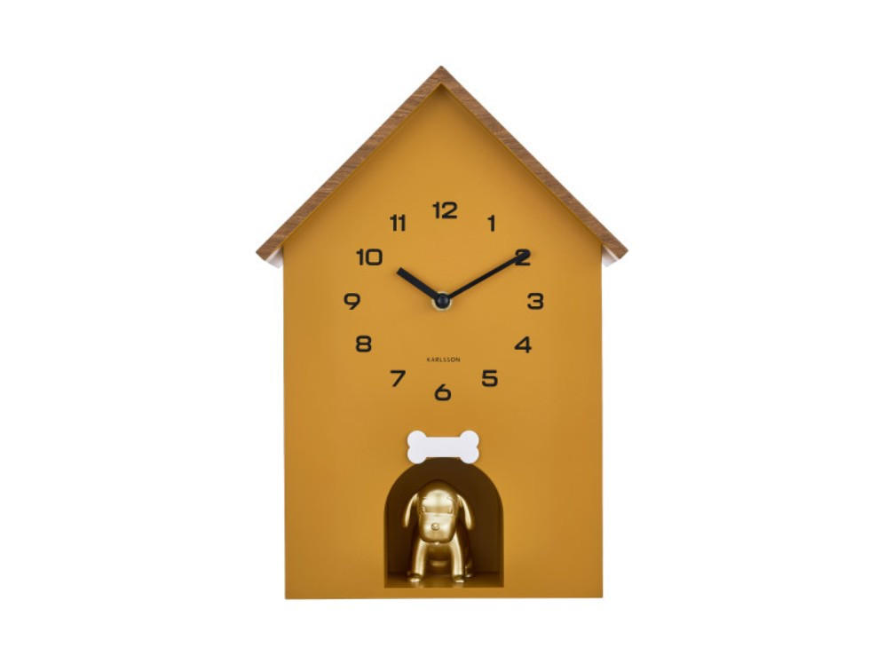 WANDUHR Dog house Gelb 26.5/36.5/11.5 cm  - Gelb, Basics, Kunststoff (26.5/36.5/11.5cm) - Karlsson