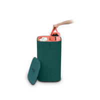 KOŠ ZA PERILO - temno zelena, Basics, naravni materiali (39,5/71/39,5cm) - Joseph Joseph
