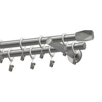 KARNIŠA srebrne boje metal - srebrne boje, Basics, metal (160cm) - Gardinia