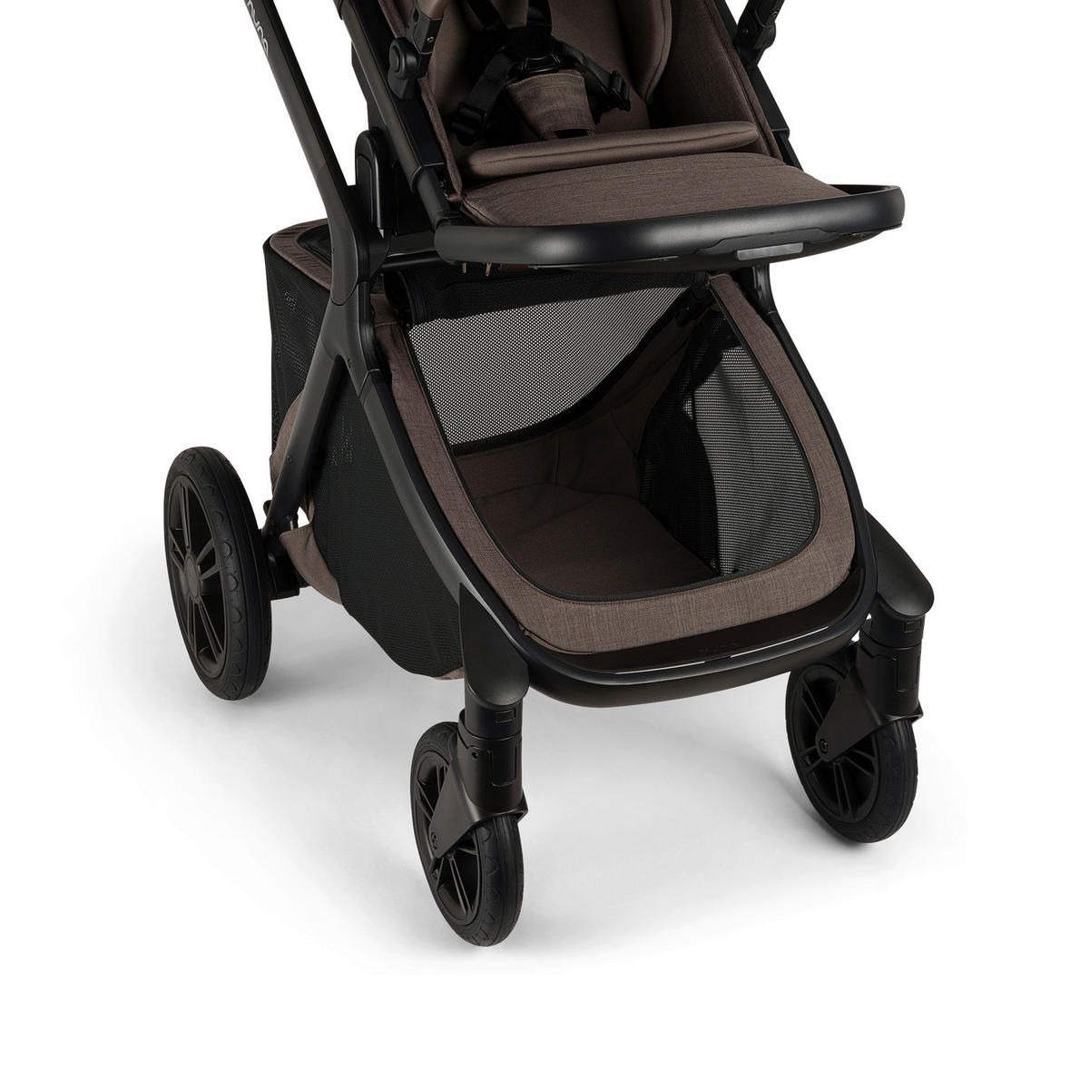KINDERWAGEN DEMI icon  - Beigebraun/Schwarz, Basics, Metall (63/120/81cm) - Nuna