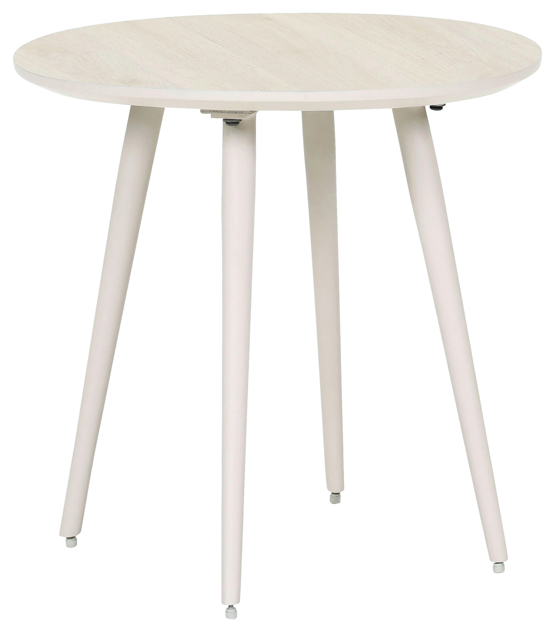 Carryhome Beistelltisch Creme, Eiche 40x45x40 cm