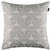KISSENHÜLLE J! Cornflower Charm silber 40/40 cm  - Silberfarben/Hellgrau, Design, Textil (40/40cm) - Joop!