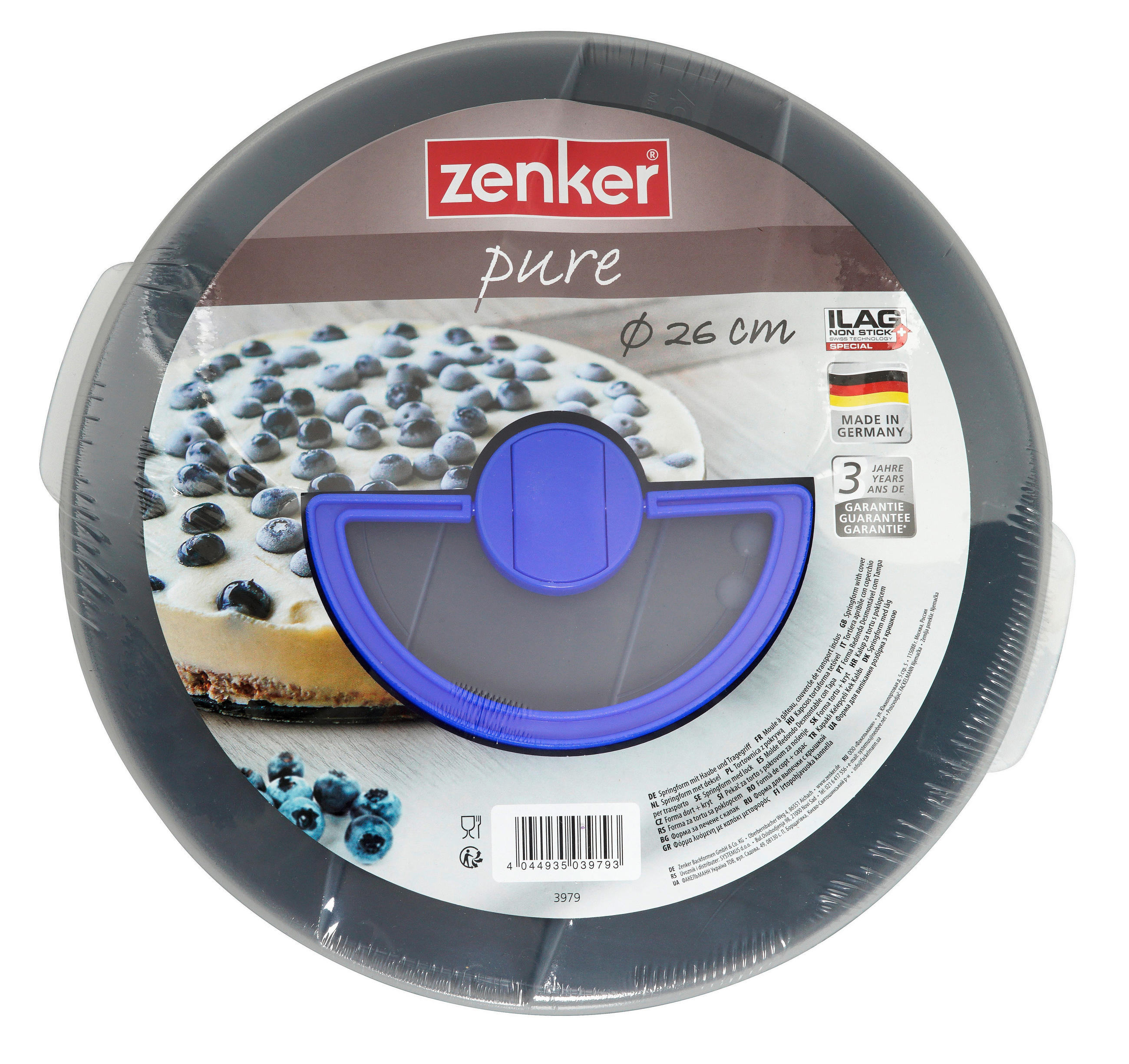 OTVÁRACIA FORMA  26 cm - čierna, Basics, kov/plast (26cm) - Zenker