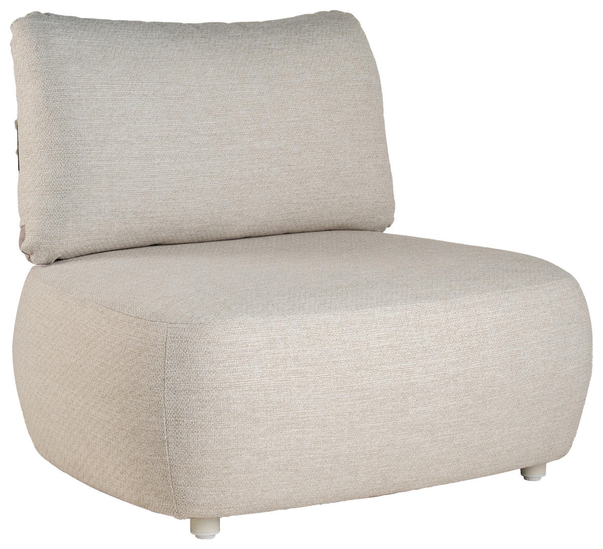 LOUNGESESSEL  - Creme, Basics, Textil/Metall (101/86/67cm) - Tierra Outdoor