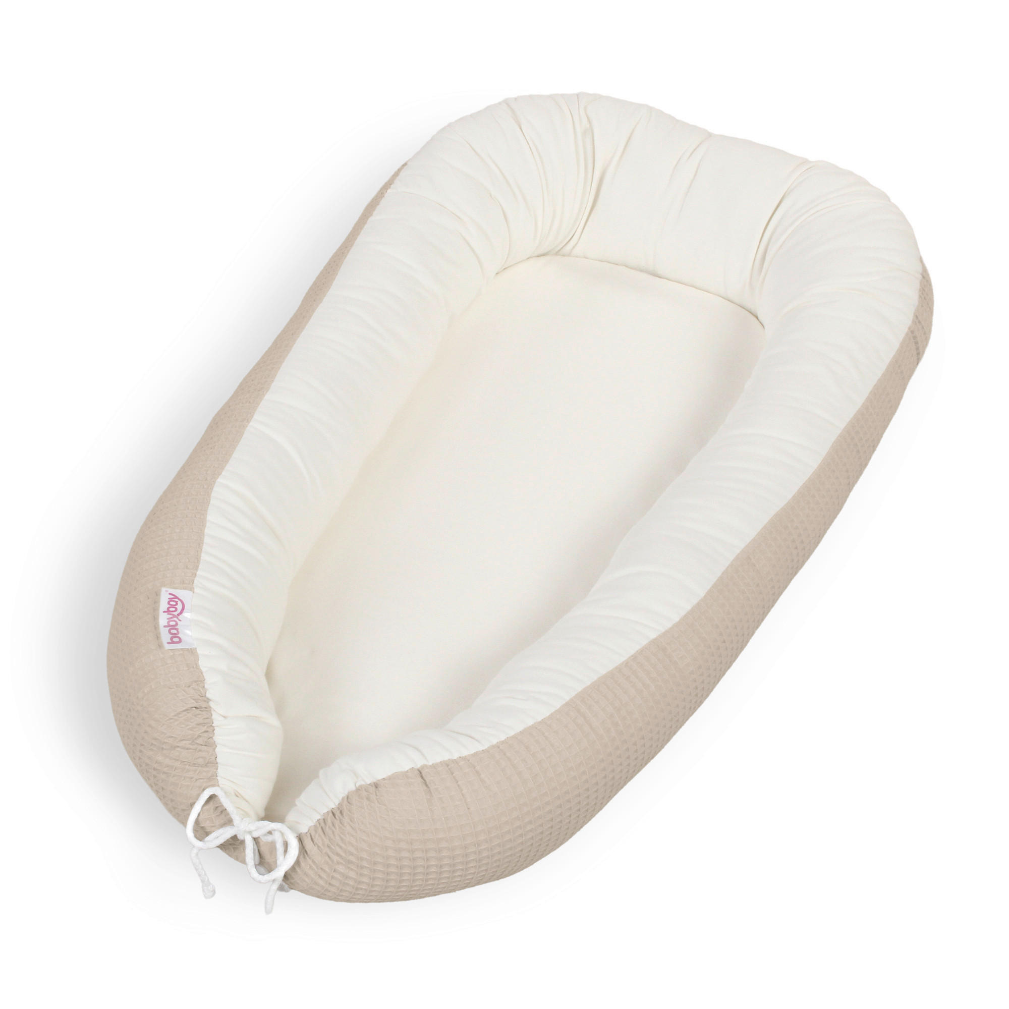 KUSCHELNEST  90/50/13 cm   - Sandfarben, Basics, Textil (90/50/13cm) - Babybay