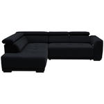 ECKSOFA in Chenille Anthrazit  205/284 cm  - Anthrazit/Schwarz, Design, Kunststoff/Textil (205/284cm) - Xora