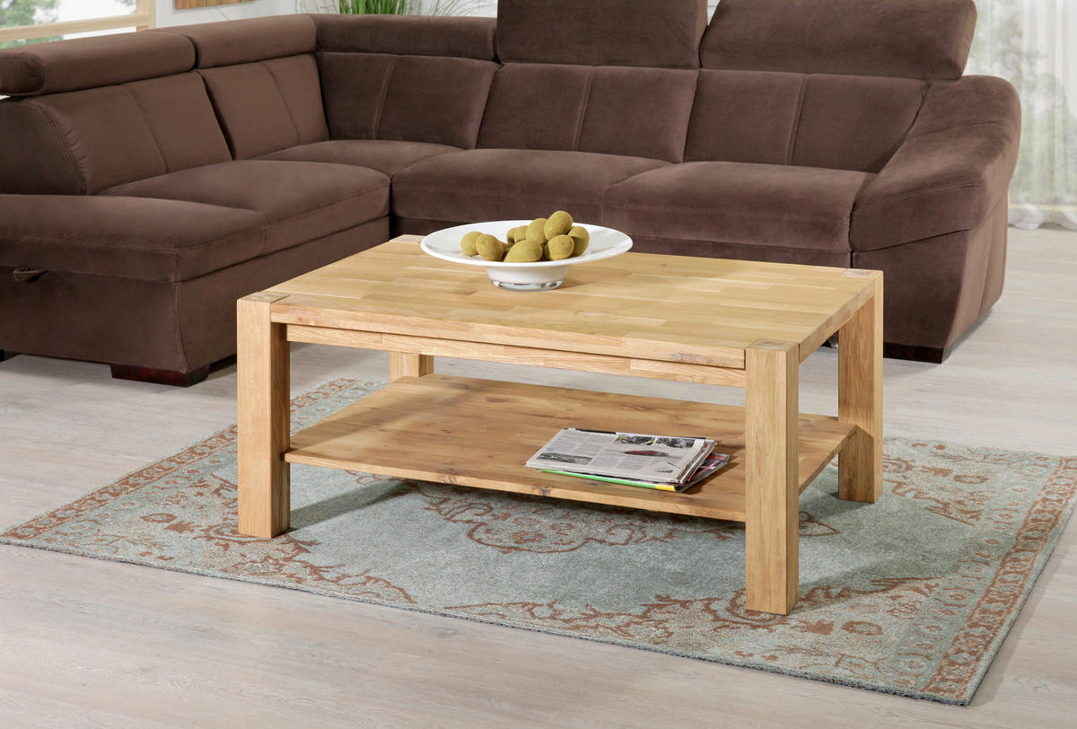 KLUBSKA MIZA, barve hrasta  - barve hrasta, Konvencionalno, les (110/70/45cm) - Linea Natura