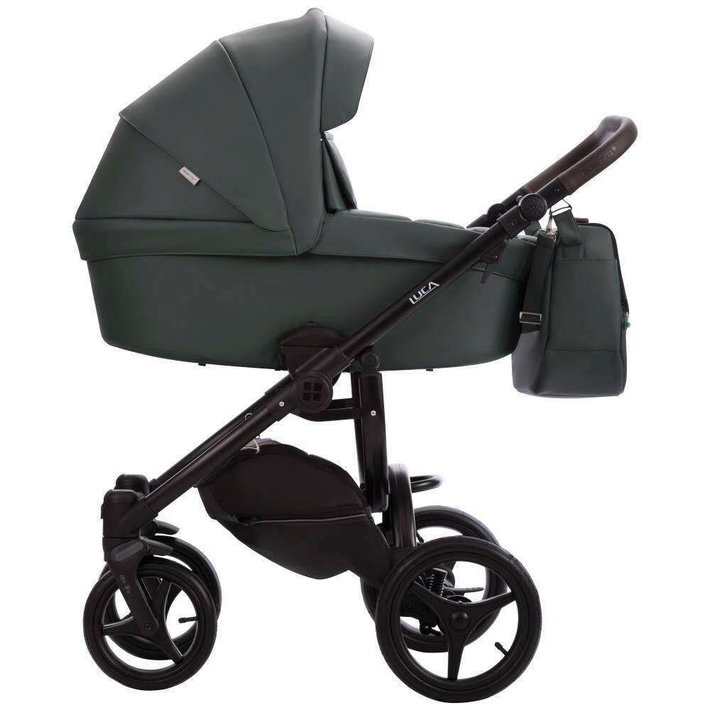 DJEČJA KOLICA  Luca Pro  - zelena/crna, Basics, tekstil/metal (50/90/50cm) - BEBETTO