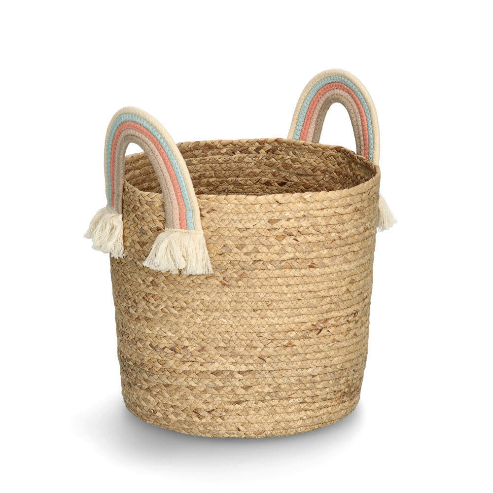 KORBSET Rainbow  - Naturfarben, Basics, Textil (335/35/15cm) - Zeller Present