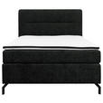 BOXSPRINGBETT 140/200 cm  in Schwarz  - Schwarz, Design, Textil/Metall (140/200cm) - Esposa