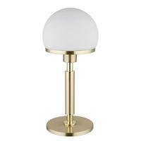 TISCHLEUCHTE 18/40 cm   - Opal/Schwarz, KONVENTIONELL, Glas/Textil (18/40cm)