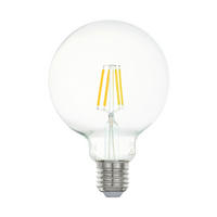 LED ŽÁROVKA E27 - čiré, Basics, sklo (13,7cm) - Homeware