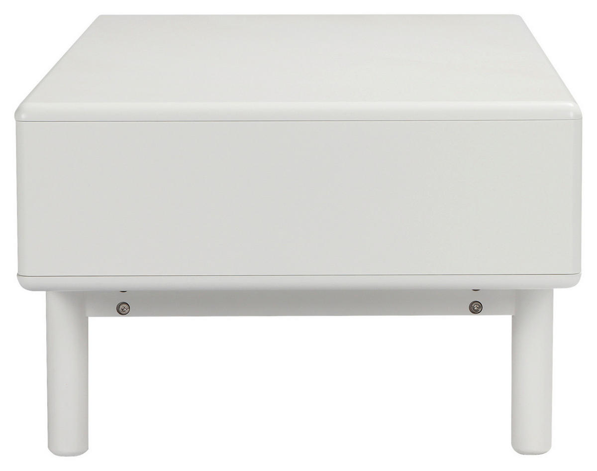 COUCHTISCH Eiche massiv 120/60/40 cm rechteckig Naturfarben, Weiß  - Braun/Naturfarben, Design, Holz/Holzwerkstoff (120/60/40cm) - Boxxx