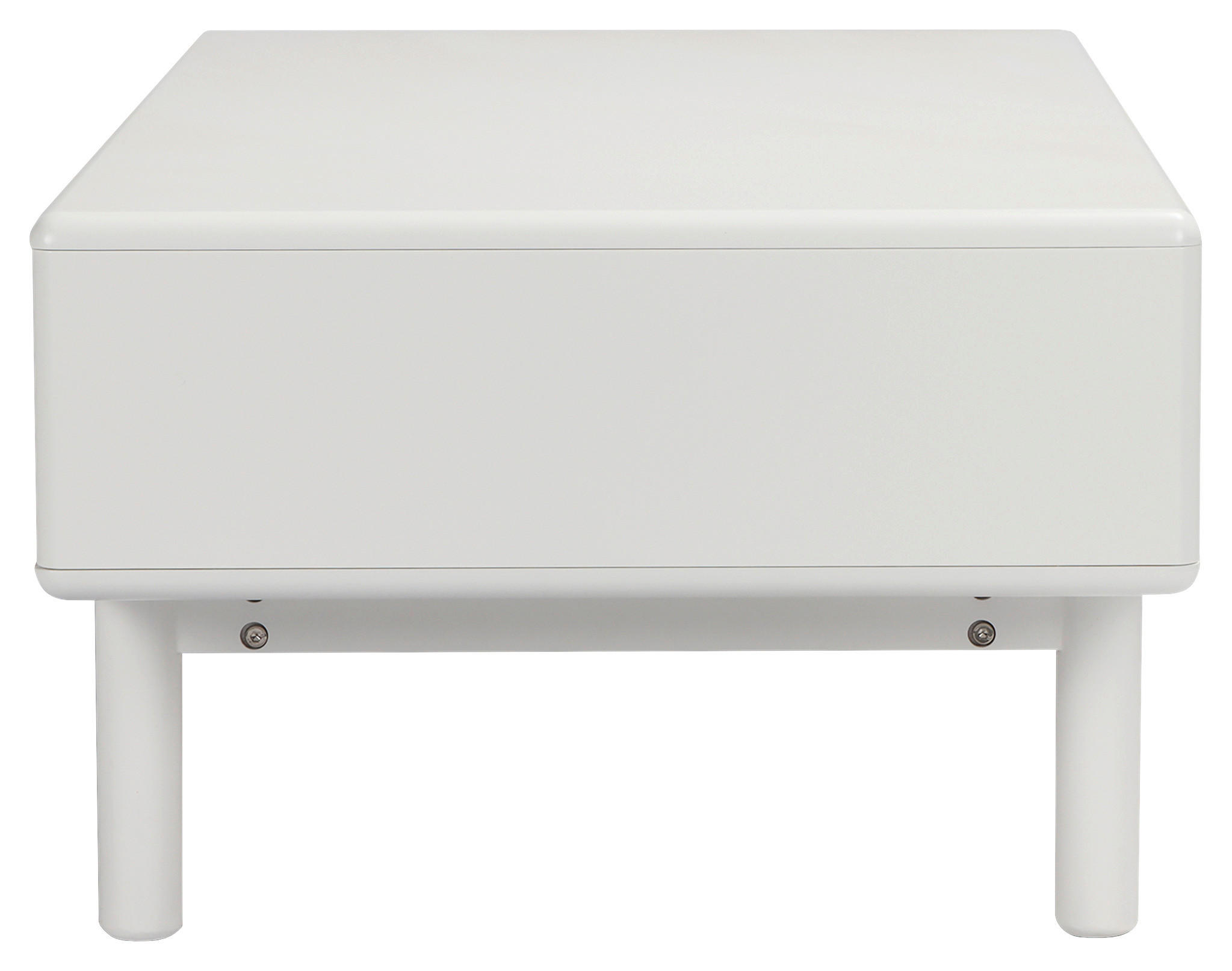 Thumbnail - Boxxx Couchtisch, Natur, Weiß, Textil, Eiche, massiv, 2 Schublade(n) Schubladen, rechteckig, rund, 60x40x120 cm, Staurau...