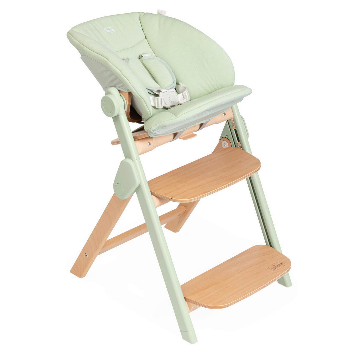 HOCHSTUHL Meraviglia Buchefarben, Olivgrün Olive/Buche  - Buchefarben/Olivgrün, Basics, Holz/Kunststoff (44/63-83/55cm) - Chicco