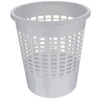 PAPÍRKOSÁR 11 l  - szürke, Basics, műanyag (27.5/27.5/29.5cm)