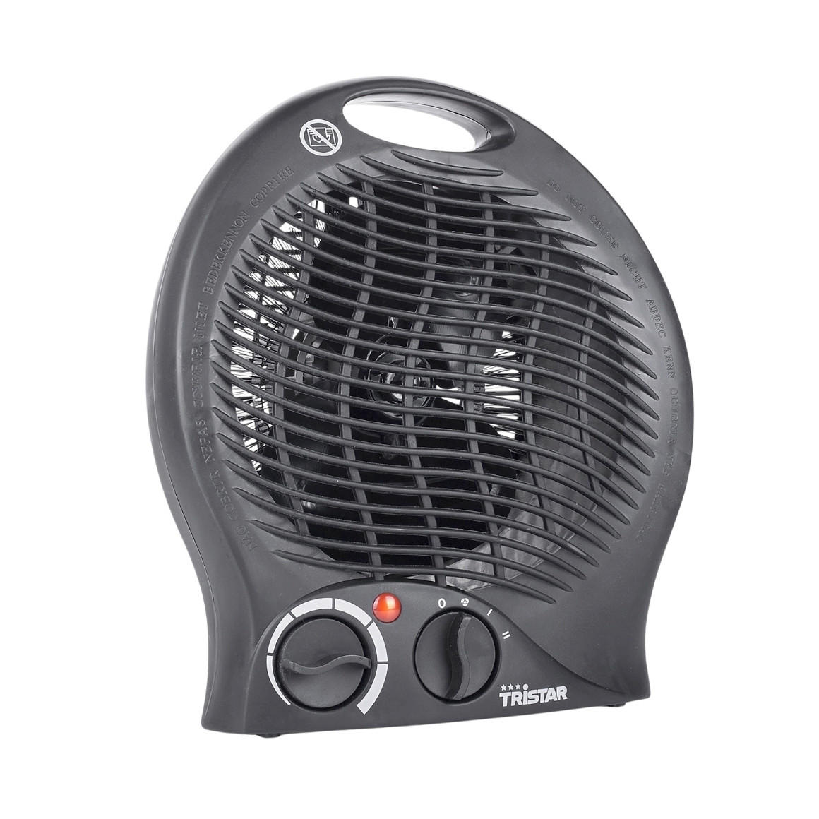 2u1, ventilator+grijalica - crna, Basics, plastika (26/22/14cm)