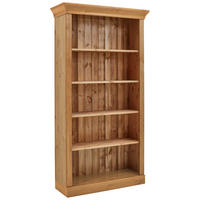 REGAL Kiefer massiv Laugenfarbig  - Laugenfarbig, ROMANTIK / LANDHAUS, Holz (108/202/38cm) - Boxxx