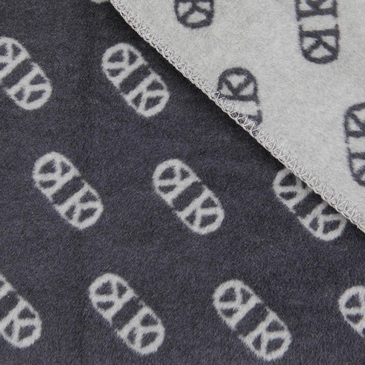 PLÄD BASIC 150/200 cm  - silver/antracit, Design, textil (150/200cm) - Dieter Knoll