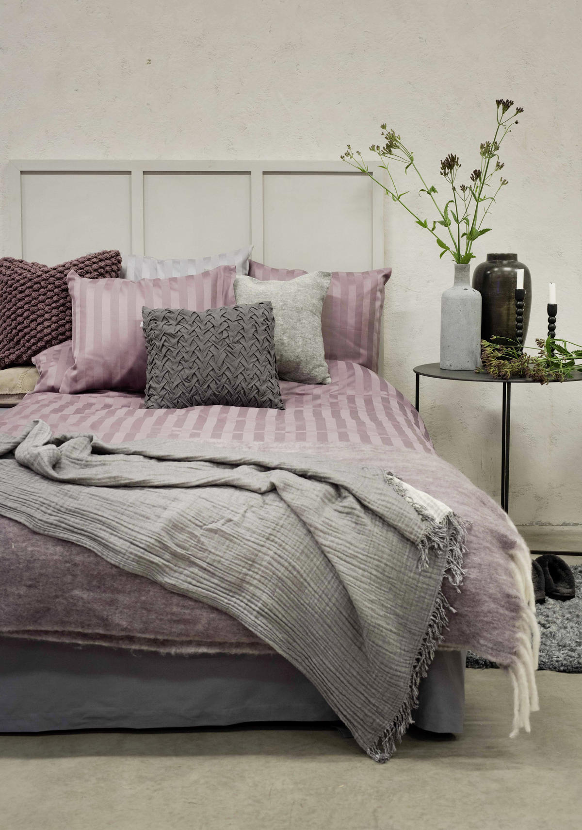 PÅSLAKANSET satin 150/210 cm  - rosa, Basics, textil (150/210cm)