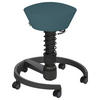 BÜROHOCKER 55/45,66/55 cm  - Blau/Schwarz, Basics, Textil/Metall (55/45,66/55cm) - Aeris