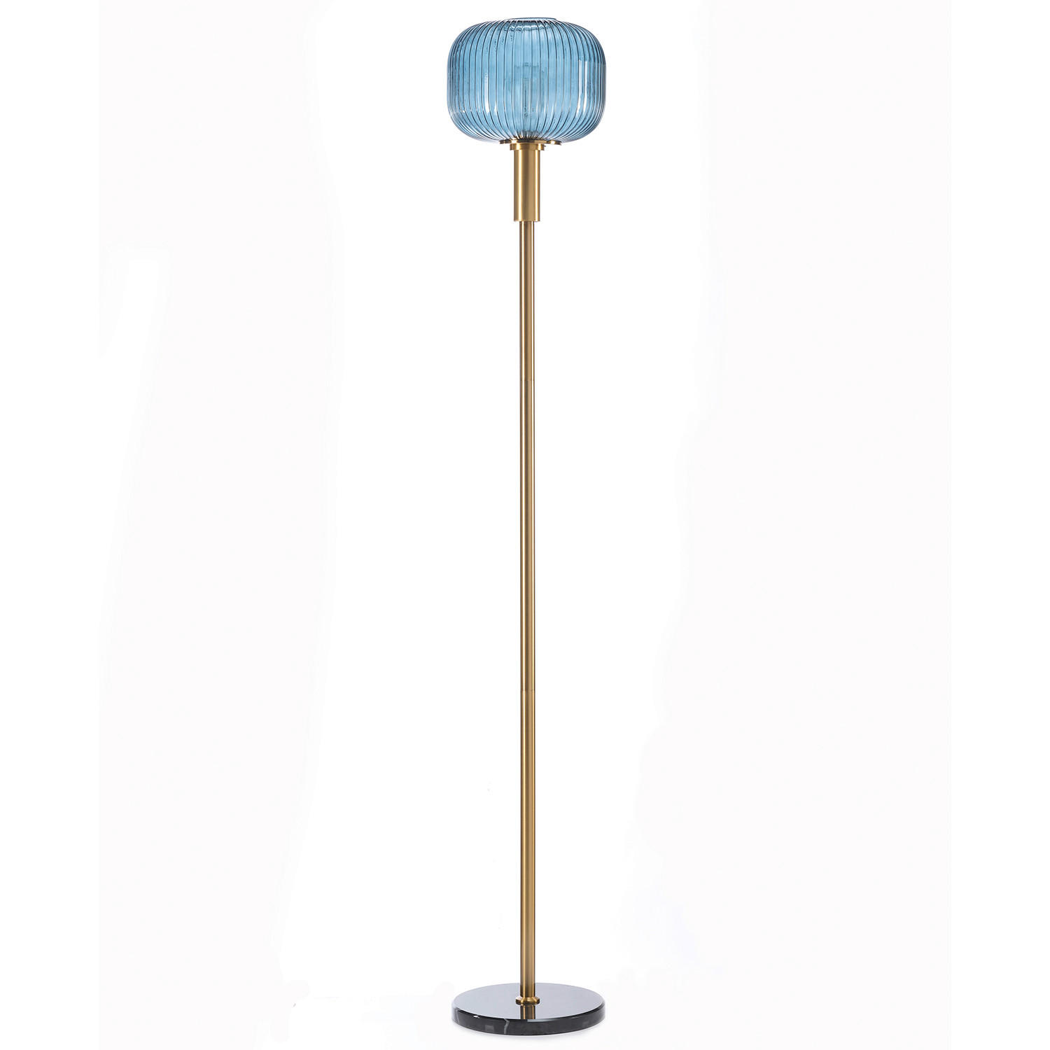 STEHLEUCHTE 24/24/162 cm    - Multicolor/Sahara, KONVENTIONELL, Glas/Kunststoff (24/24/162cm)