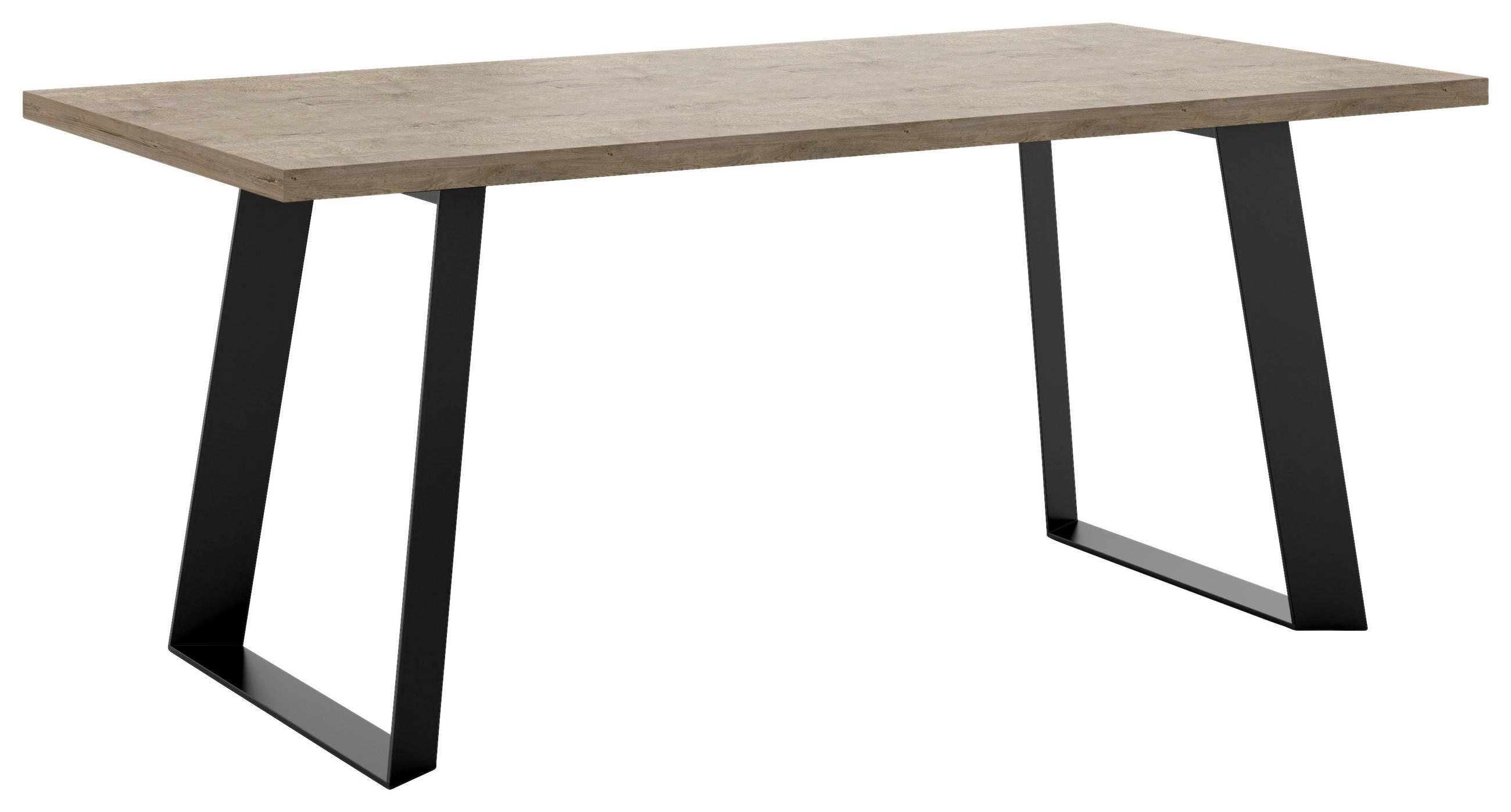 Livetastic JÍDELNÍ STŮL, černá, koňaková, 180/90/76 cm