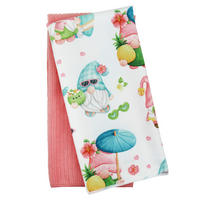 KONYHAI KÉZTÖRLŐ rózsaszín  - rózsaszín, Basics, textil (63/38/1cm)