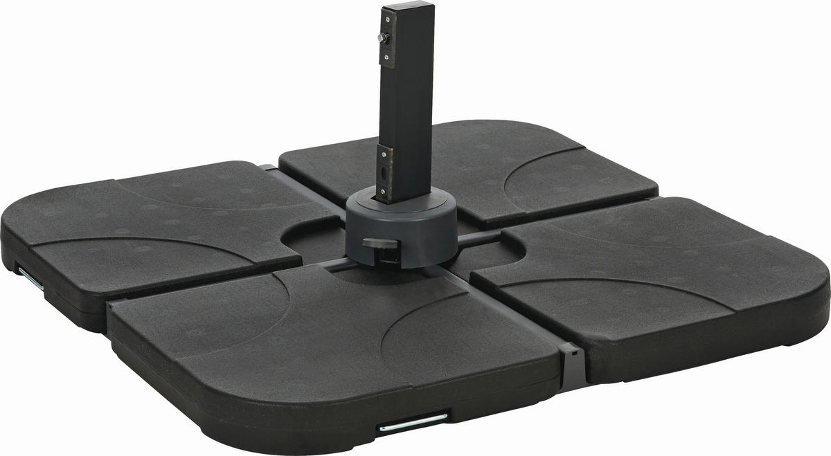 ZAŤAŽOVACIE DOSKY SADA 4 KS  - čierna, Lifestyle, plast (50/7/50cm) - Ambia Garden