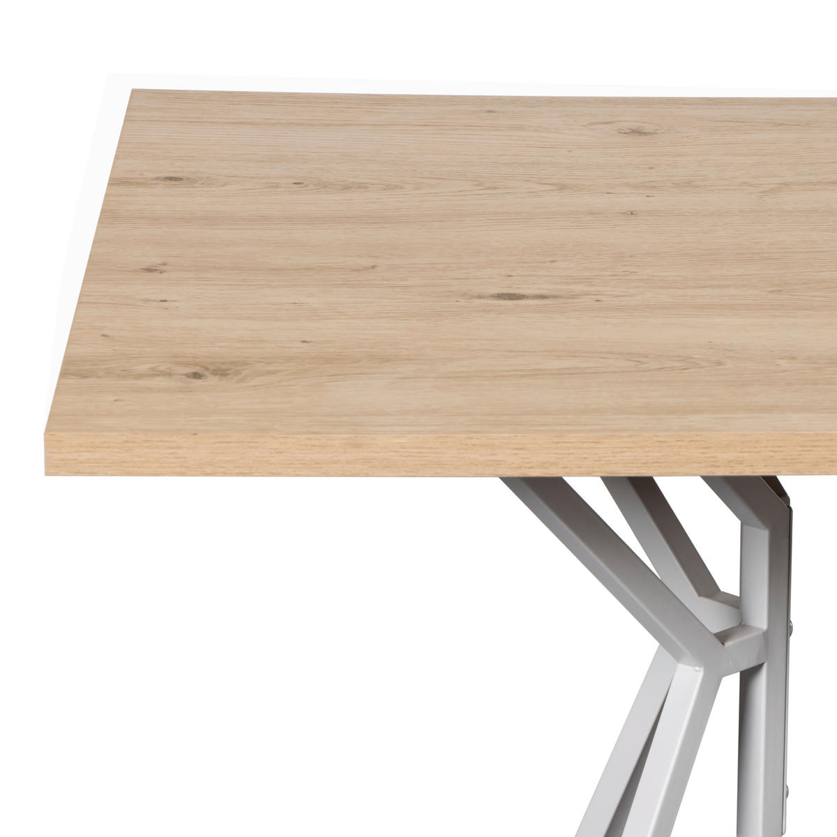 SCHREIBTISCH 140/60/75 cm Schwarz, Eiche Artisan  - Schwarz/Eiche Artisan, Design, Holzwerkstoff/Metall (140/60/75cm) - Novel