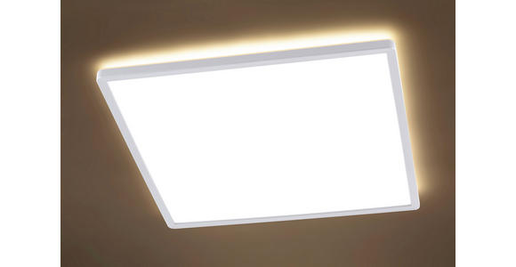 LED-DECKENLEUCHTE Giga 42/42/2,9 cm  - Weiß, Basics, Kunststoff (42/42/2,9cm) - Novel