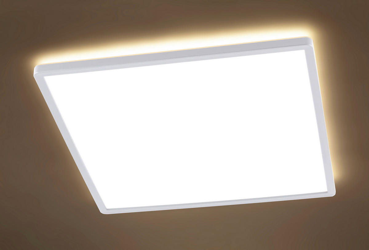 LED-DECKENLEUCHTE 42/42/2,9 cm   - Weiß, Basics, Kunststoff (42/42/2,9cm) - Novel