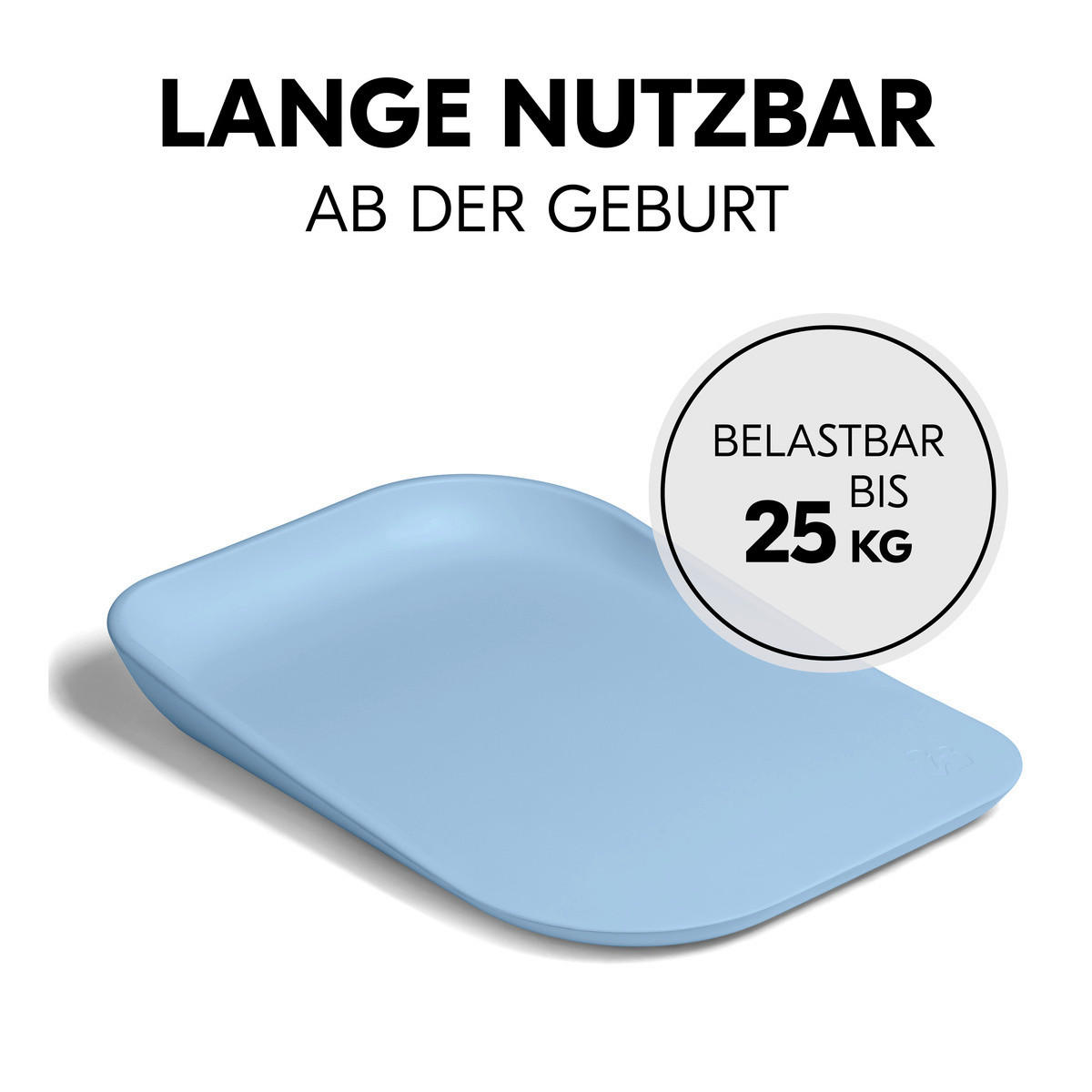 WICKELAUFLAGE   - Hellblau, Basics (50/10/70cm) - Hauck