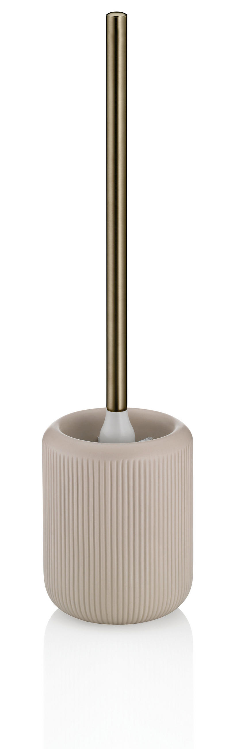 WC-BÜRSTENGARNITUR in Metall    - Grau, Basics, Keramik/Metall (11/45,5cm) - Kela