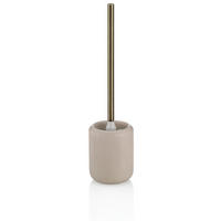 WC-BÜRSTENGARNITUR in Metall    - Grau, Basics, Keramik/Metall (11/45,5cm) - Kela