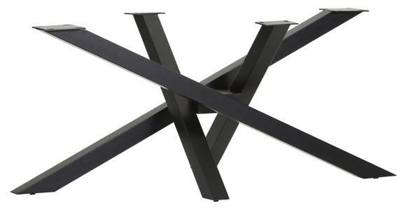 TISCHGESTELL      - Schwarz, Design, Metall (163/73/73cm) - Landscape