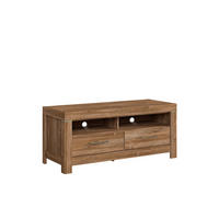 KOMODA POD TELEVIZI, barvy dubu, 138,5/60/54 cm - barvy dubu/barvy niklu, Design, kov/kompozitní dřevo (138,5/60/54cm) - Welnova
