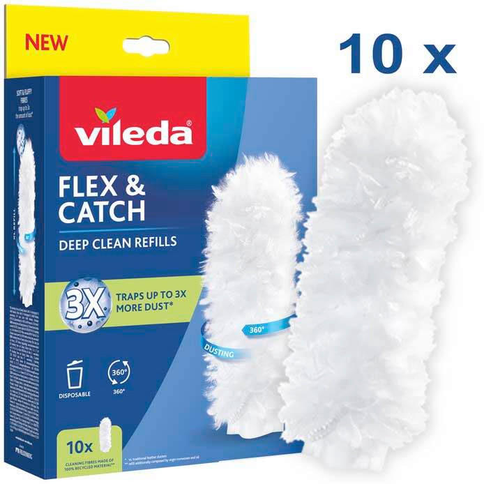 OPRAŠOVAČ - biela, Basics, textil (9,5/11/26,7cm) - Vileda