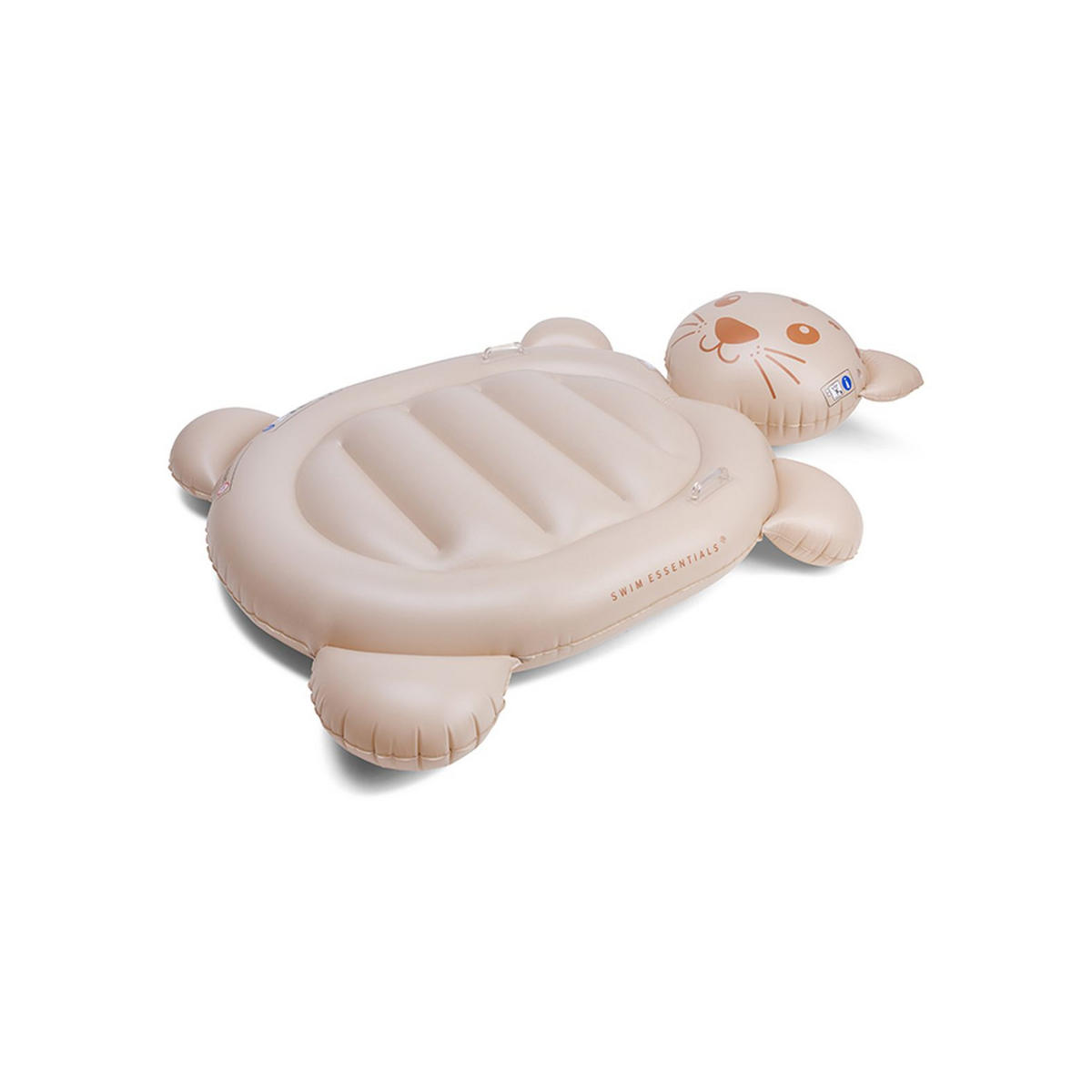 SCHWIMMTIER - Hellbraun, Basics, Kunststoff (177/62/17cm)