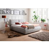 POLSTERBETT 180/200 cm  in Hellgrau  - Hellgrau/Naturfarben, Modern, Holz/Textil (180/200cm) - Livetastic
