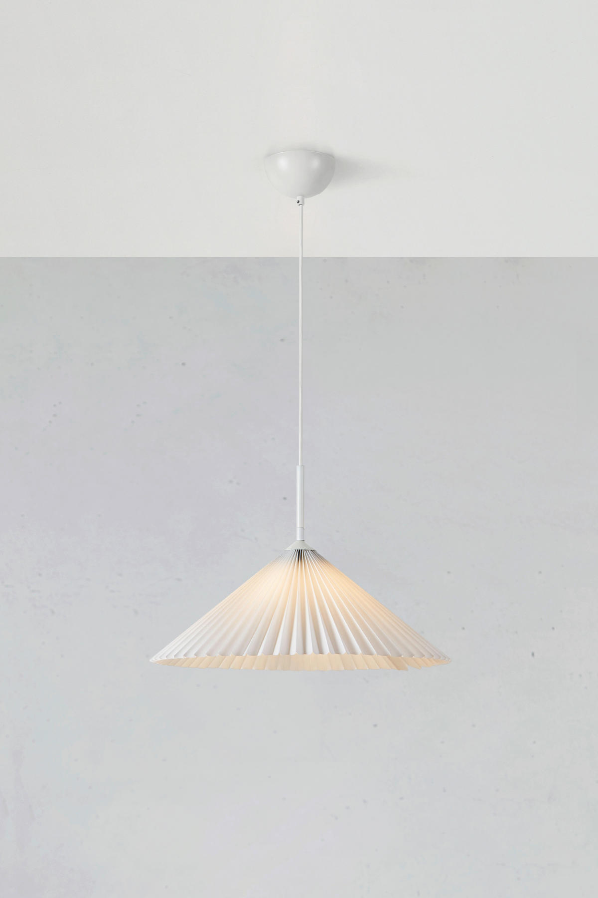 HÄNGELEUCHTE 50/30 cm   - Weiß, Basics, Kunststoff/Metall (50/30cm) - Markslöjd